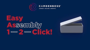 Easy Assembly | Easy As 1 - 2 - Click!