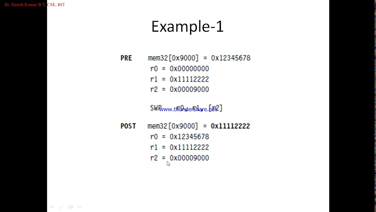 Swap Instruction 1 of 2 - YouTube