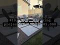How I DIY’ed and $10,000 landscaping project for under $2,000. #diy #backyardprojects #landscaping