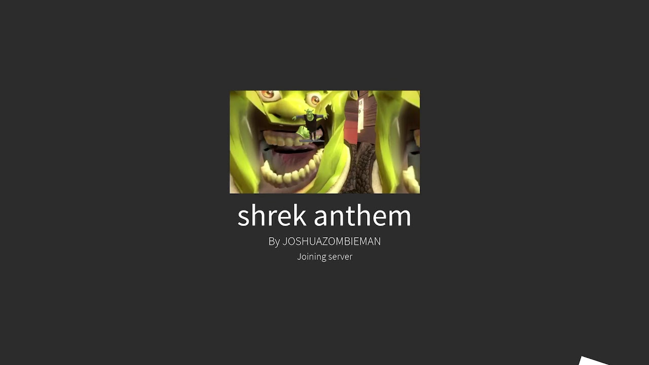 Shrek Anthem In Roblox Earape Youtube - roblox shrek anthem