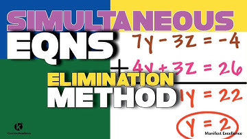 How to solve simultaneous equations by elimination- Kisembo Academy GCSE Maths Revision