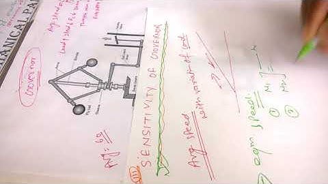 DOM-111 Sensitivity of Governor #mechanical #machine #speed #governor #sensitivity #fuel #motion