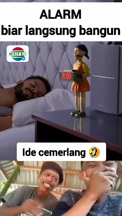 alarm bangun tidur kocak😂😂😂#aslingakak #funny #anrmx