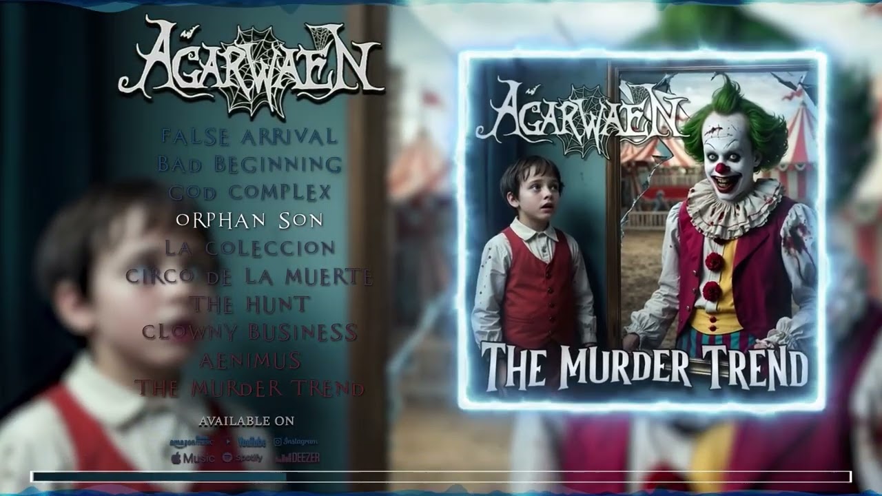 Watch AGARWAEN - The Murder Trend (Full Album Visualiser) on YouTube Watch AGARWAEN - The Murder Trend (Full Album Visualiser) on YouTube