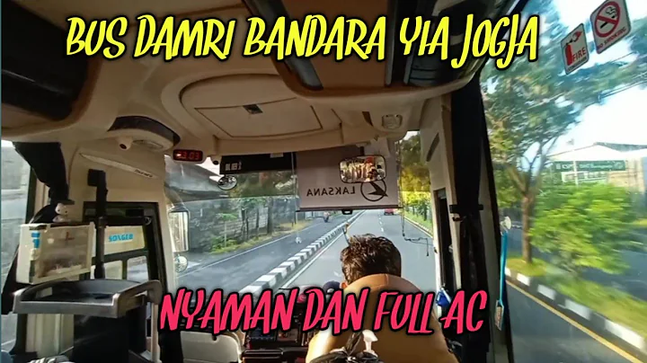 Suasana Di Dalam Bus DAMRI Rute Jogja Ke Bandara YIA Kulonprogo
