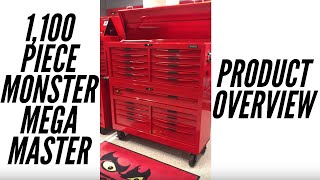 Teng Tools Tcmonster02 1100 Piece Monster Mega Master Tool Kit Product Overview