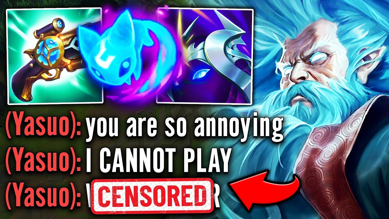 Zilean top destroys the enemy's Mental and I show you why (YASUO WAS MALDING)