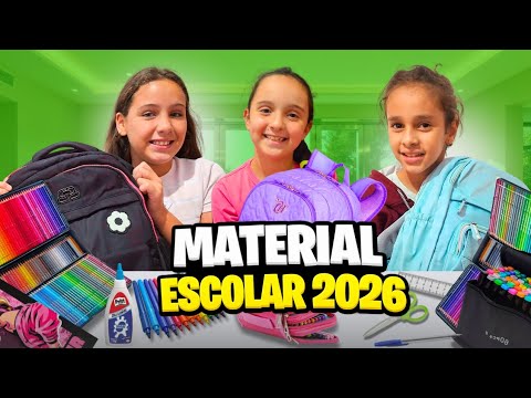 ARRUMANDO O MATERIAL ESCOLAR 2026!