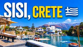 🇬🇷 Walking Through Sisi, Crete | A Beautiful Greek Village by the Sea 🌊 4K Walking Tour
