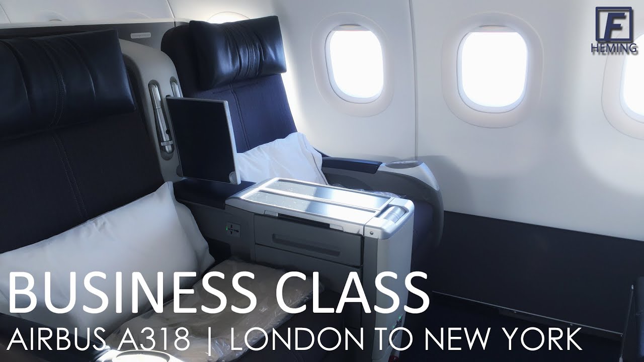 British Airways Business Class | A318 [LCY-JFK] - YouTube
