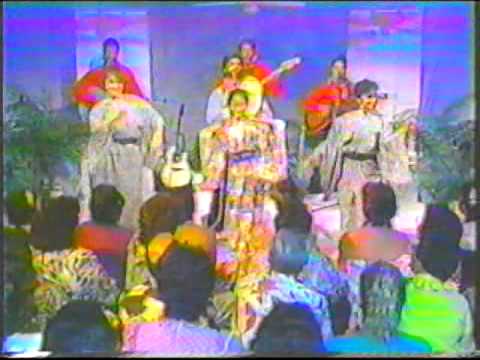 Palani Vaughan singing song commemorating Japanese Immigration