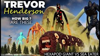 How Big is Giant Puppeteer ? | Siren Head vs Sea Eater vs Milkwalker 3D Comparison