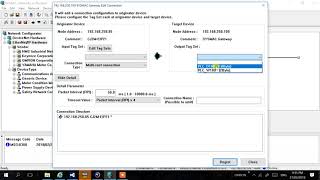 17 Network Configulator Connections Register Device PLC