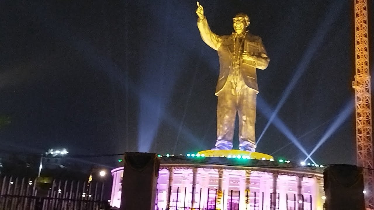 DR BR AMBEDKAR STATUE VIEW / TELANGANA / 125 FEET TALLEST STATUE - YouTube