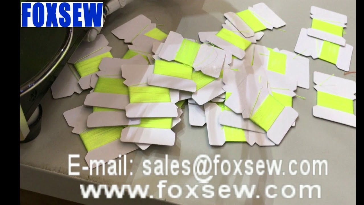 Automatic Thread Winding Machine for Sewing Kits YouTube