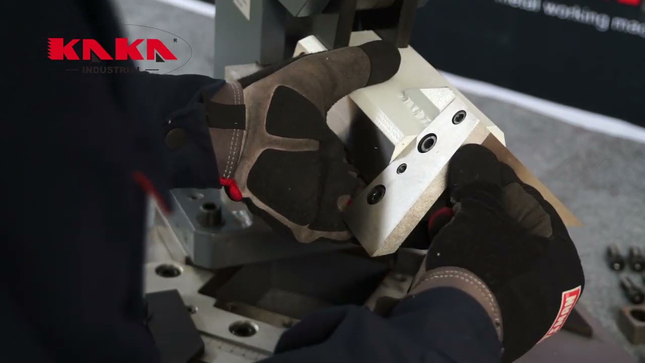 KANG Industrial HN-1104: Heavy-Duty Metal Corner Notcher for Precision Sheet Metal Work