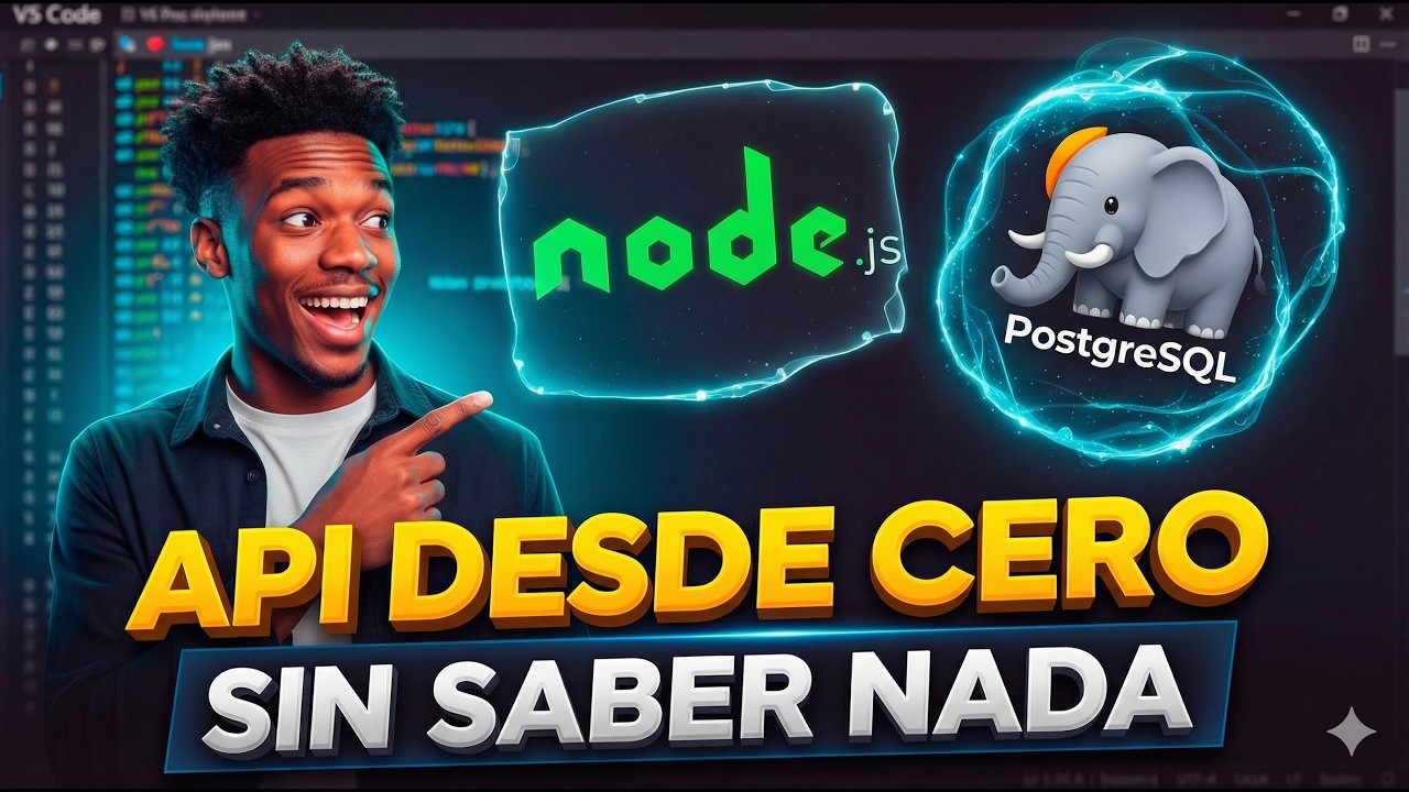 🔥🔥 CREA API REST con Node.js y PostgreSQL en 30 MINUTOS (Paso a paso ...