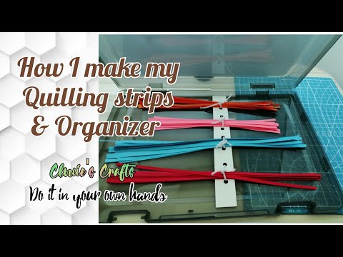 Quilling Paper Strips - Organize and Store 18-24 inch length with