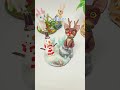Les 4 saisons enfin réunies ! #diorama #animaux #figurine #saisons #artisanat #shorts