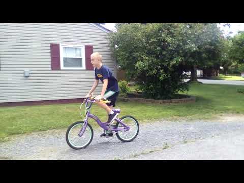How to do a burnout on a girly bike
