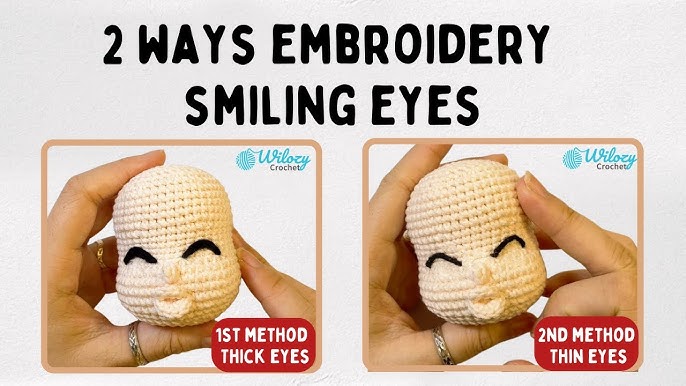 Crochet Eyes Tutorial - An Alternative To Plastic Safety Eyes