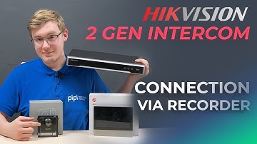 Connecting Hikvision 2ND Generation Modular Intercom System Via Video Recorder