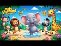 Baby Elephant Song 🐘 | Cute &amp; Fun Animal Song for Kids | Nursery Rhymes &amp; Learning Video