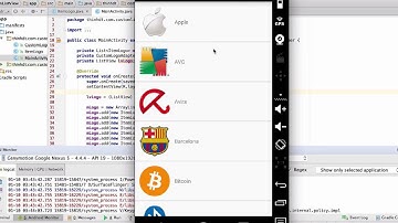 Android -  lesson 8: Custom adapter for ListView