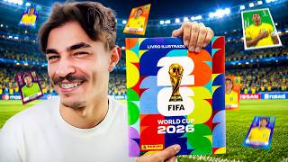 COMPLETANDO O ÁLBUM DA COPA 2026 EM 24 HORAS!!!
