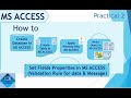 MS Access: Create Database || Create table|| Write Query || Apply Primary Key || Computer Science