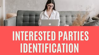 How can you identify interested parties to create your ISMS?
