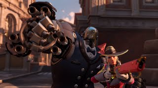 Overwatch 2 - Ashe B.o.b Clutch 4K Potg