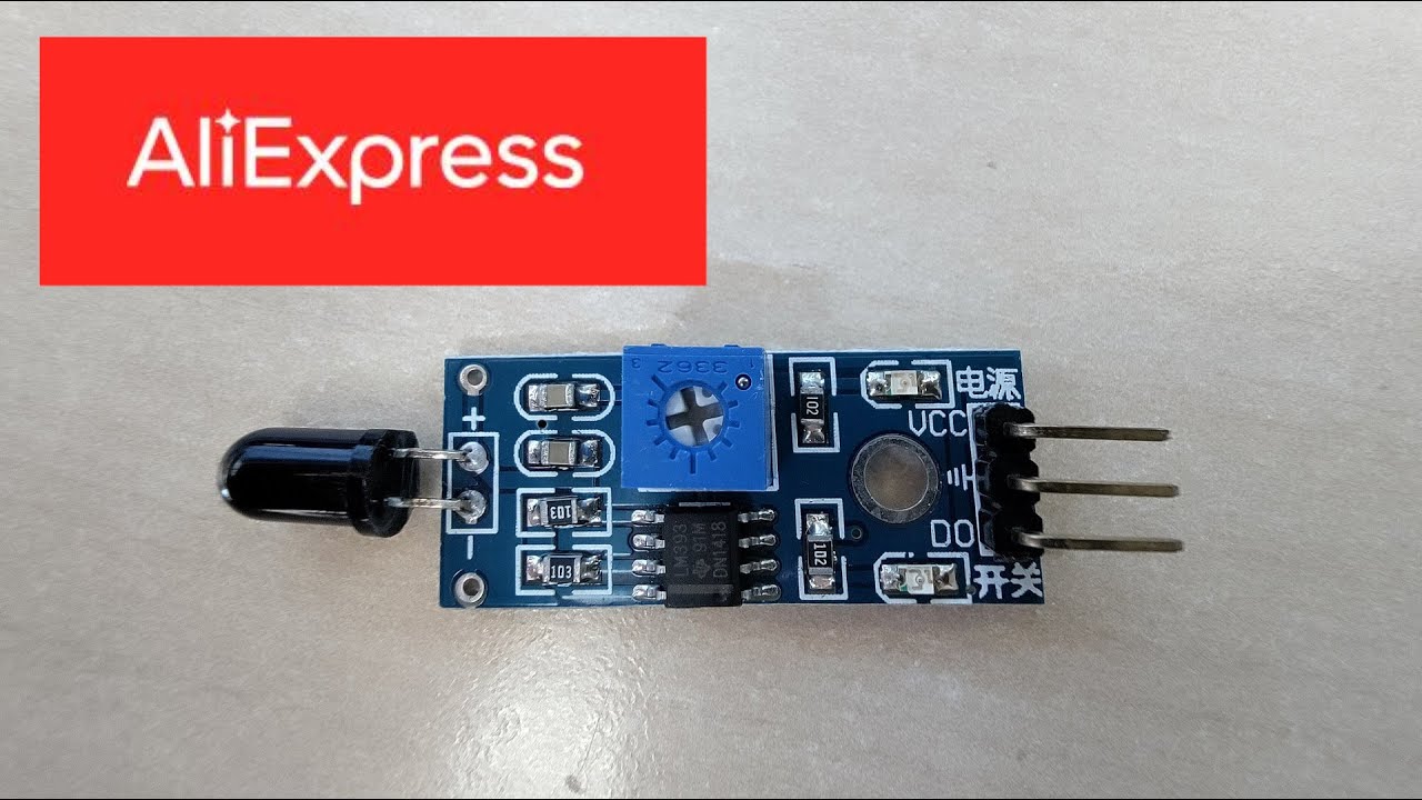 Датчик пламени на базе микросхемы LM393 для Arduino, Raspberry Pi и других платформ.