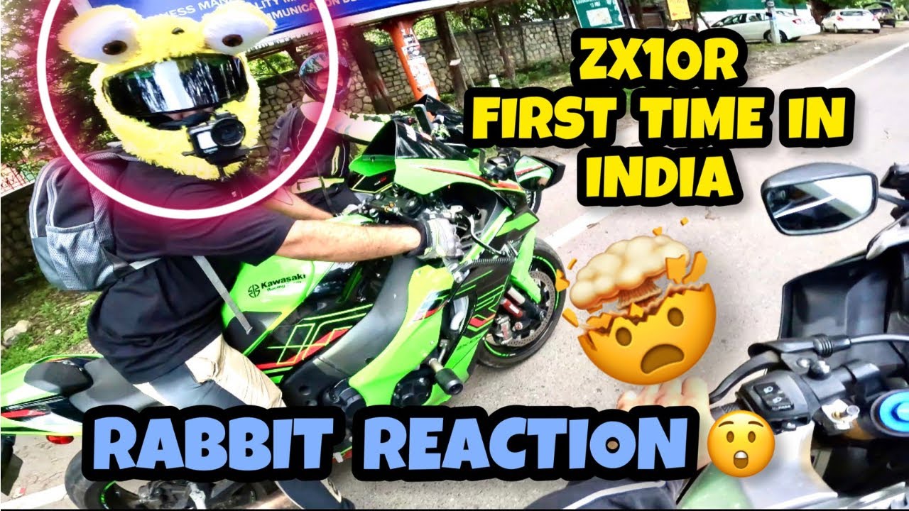 ZX10R MEIN RABBIT MASK 🙀PEHEN K PUBLIC REACTION 🤯 || FIRST TIME IN INDIA
