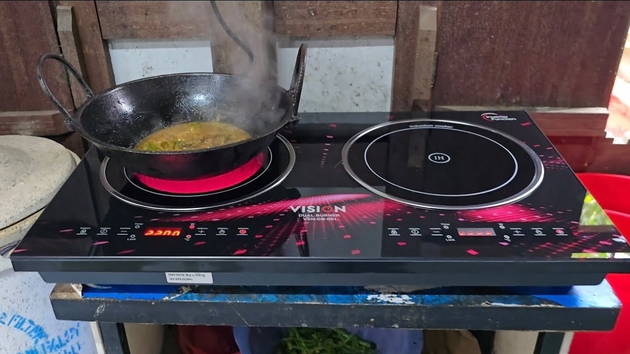 Vision Double Electric Cooker. Vision Dual Burner Induction & Infrared Electric Cooke. Model VSN-...