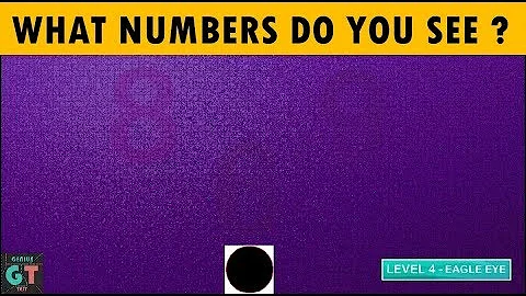 What Numbers Do You See ? 98% Fail - Eye Test