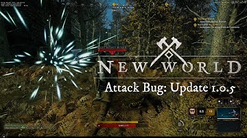 Attack Bug with Hatchet - New World - Update 1.0.5