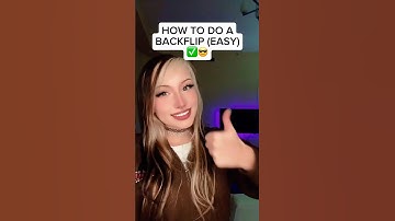 EASY BACKFLIP TUTORIAL 😎✅🔥 #satire