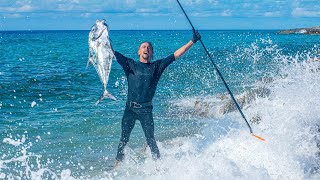 My 1st African Pompano + Bahamas Spearfishing by Polespear [Prize Sushi Fish] by Adventureman Dan 2,091 views 5 months ago 13 minutes, 56 seconds