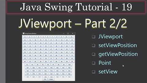 JViewPort and Content Panning Part 2 | Java Swing Tutorial #19