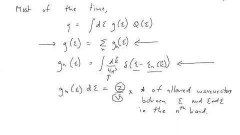 ML19 Density of states for Bloch electrons