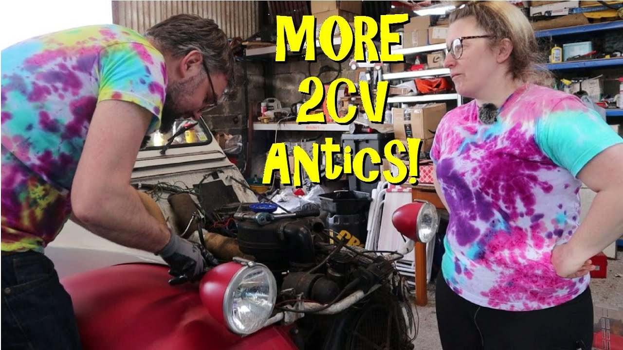 2CV antics, waffle, more failed things, tie-dye.