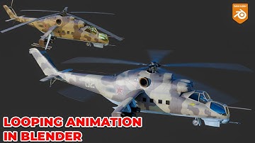 How to Create Looping Animation in Blender 3.2 || Deepak Graphics