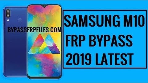 Samsung M10/M20 Frp Bypass Google Account Unlock 💯% New Method 2019