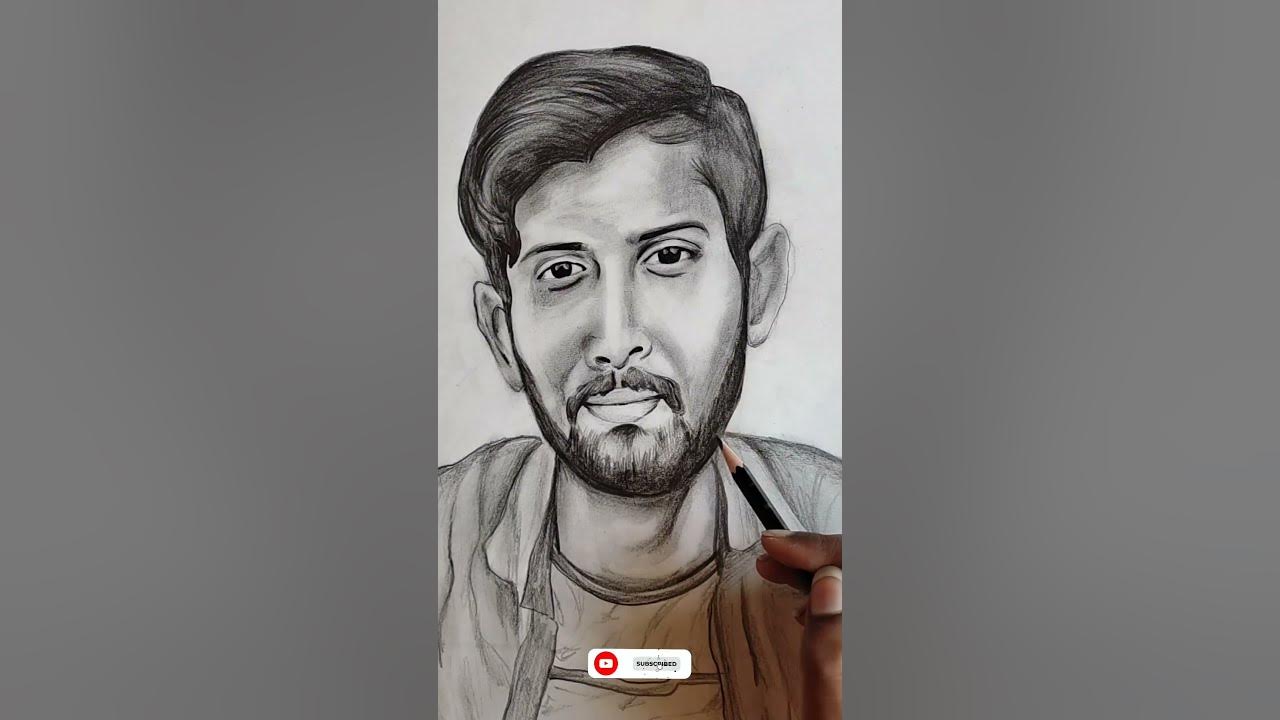 a-simple-boy-face-drawing-youtubeshorts-short-viral-ytshorts