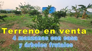 Se vende 4 manzas de terreno en Guazapa, San Salvador