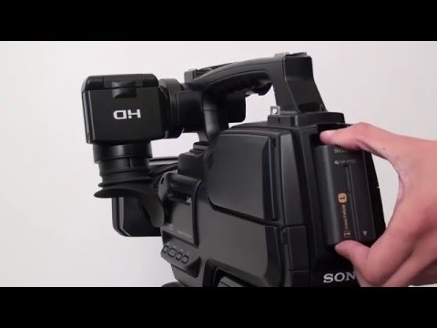 SONY HXR MC2000 Demo 
