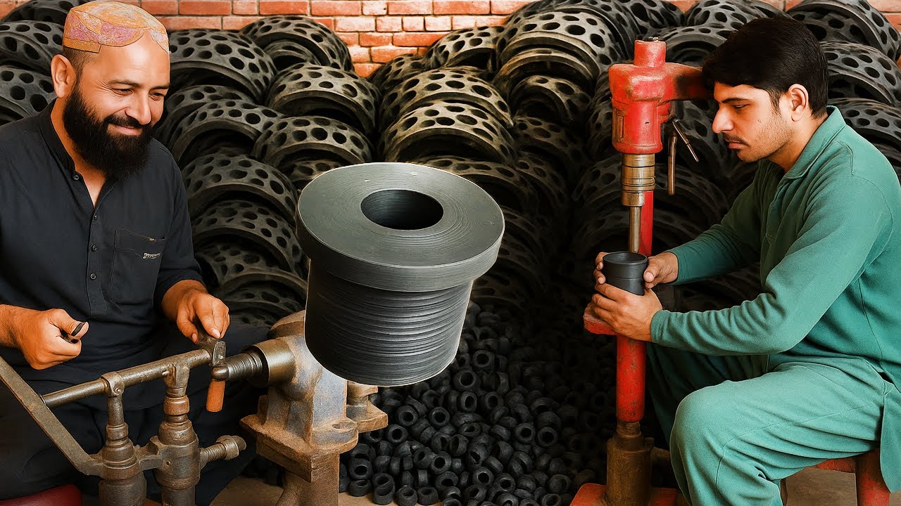 Rubber Bush Manufacturing with Local Tools and Recycled Tires
