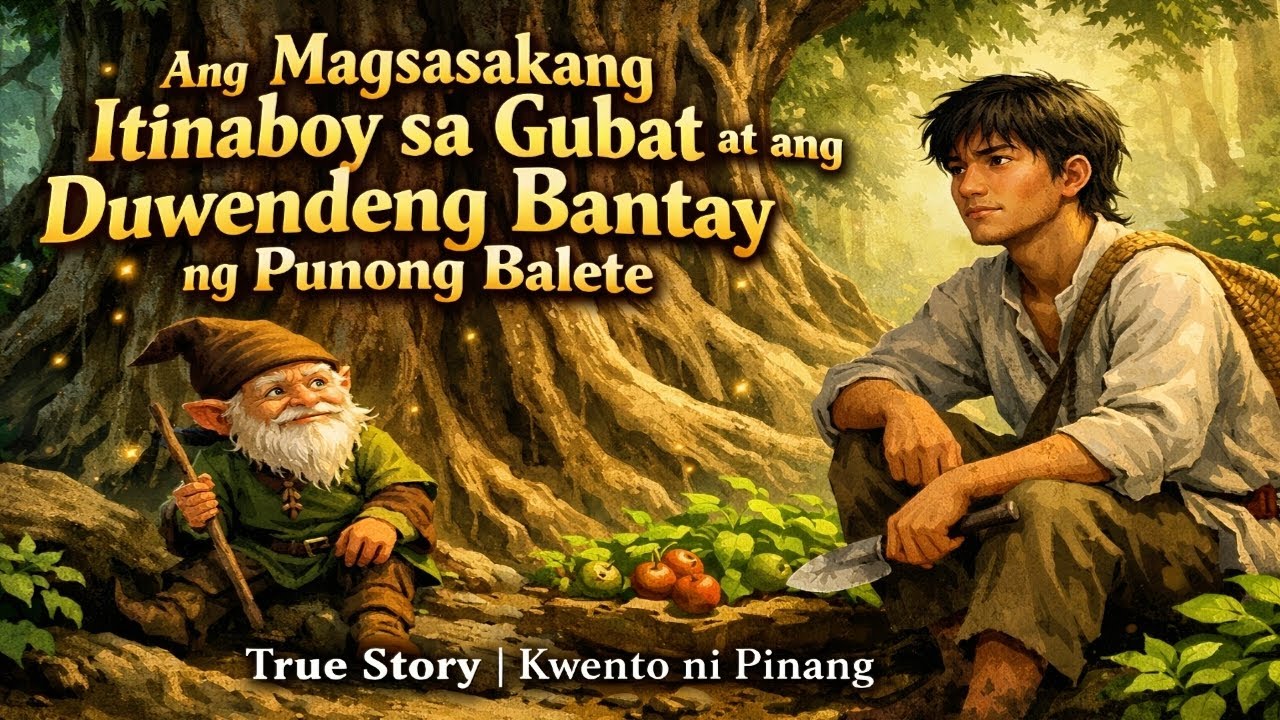 ANG MAGSASAKANG ITINABOY SA GUBAT AT ANG DUWENDENG BANTAY NG PUNONG BALETE | True Story