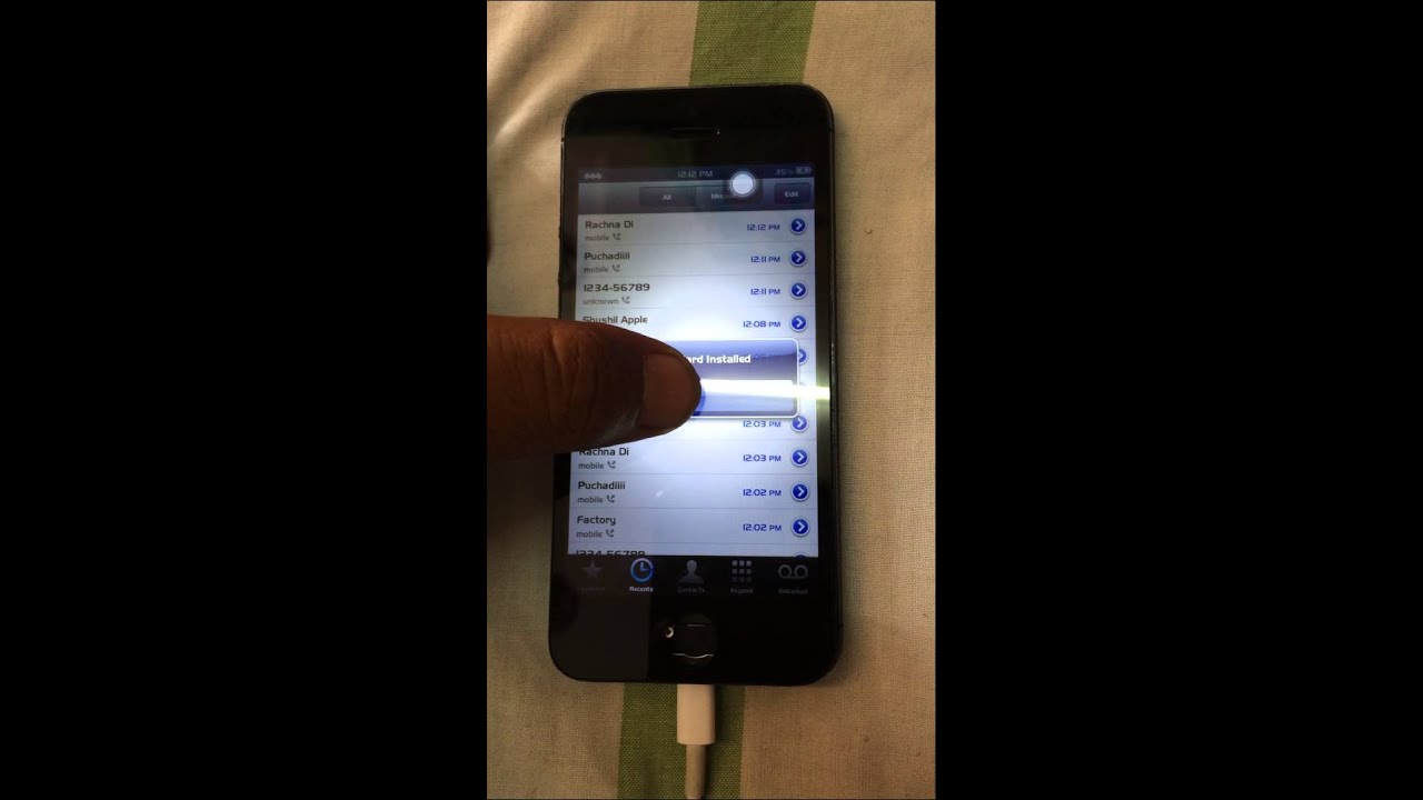 iPhone 5G Touch Problem YouTube